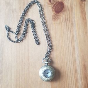 Bronze pocket watch necklace ADD ON